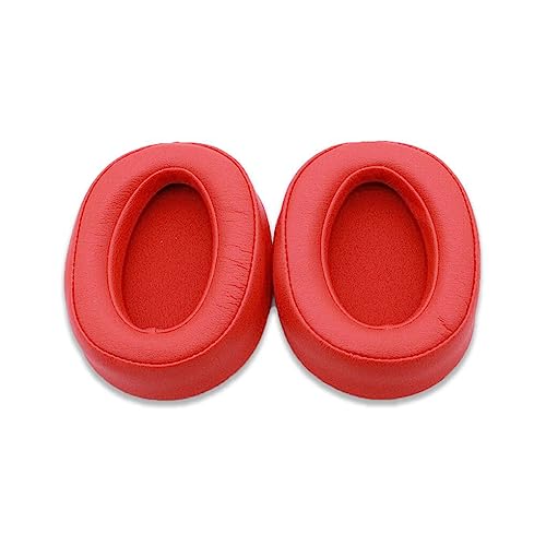 CLSSLVVBN Ohrpolster Ohrpolster Professionelle atmungsaktive Ohrenschützer In Ear Kopfhörerabdeckung Ersatz für MDR 100ABN Kopfhörer, Rot von CLSSLVVBN