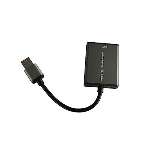 CLSSLVVBN USB 3.0 zu kompatibler Audio Video Konverter Adapter 1920x1080P Office Stecker auf Buchse HD 5Gbps PC Zubehör von CLSSLVVBN