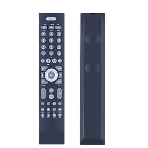 CLVIZCXOM FBDVR401 Neue Ersatz Fernbedienung für TechniSat Diginova Digimod TechniStar DAKANA Fernbedienung - Schwarz (für ISIO-Digitalreceivern und ISIO-TV-Geräten von TechniSat) von CLVIZCXOM