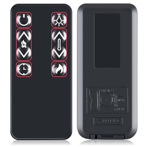 CLVIZCXOM Fernbedienung Ersatz für Tec Flame Kamin TT-FRPL-EF01-28, für Signature Design by Ashley EF19-23 EF19-30-2A, für Real Flame Firebox 4099, für Focal Point EF11-35 CLVIZCXOM Fernbedienung Ersatz für Tec Flame Kamin TT-FRPL-EF01-28, für Signature Design by Ashley EF19-23 EF19-30-2A, für Real Flame Firebox 4099, für Focal Point EF11-35 von CLVIZCXOM