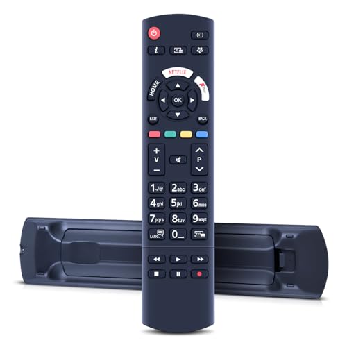 CLVIZCXOM RC42129 Ersatz-Fernbedienung für Panasonic RC42129, Original-TV-Fernbedienung 30100900, mit Netflix-Taste CLVIZCXOM RC42129 Ersatz-Fernbedienung für Panasonic RC42129, Original-TV-Fernbedienung 30100900, mit Netflix-Taste von CLVIZCXOM