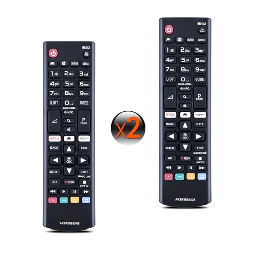 Ersatz-Fernbedienung für CLVIZCXOM AKB75095308, 2 Stück Ersatz-Fernbedienung für CLVIZCXOM AKB75095308, 2 Stück von CLVIZCXOM