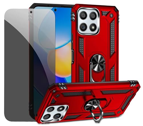 CLYDITE Hülle für Honor X8/Honor x30i Rote handyHülle mit Anti-Spähen Privatsphäre Schützen Folie Blickschutzfolie CLYDITE Hülle für Honor X8/Honor x30i Rote handyHülle mit Anti-Spähen Privatsphäre Schützen Folie Blickschutzfolie von CLYDITE