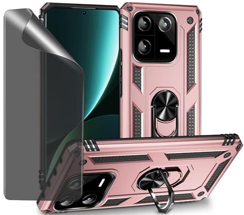 CLYDITE Hülle für Xiaomi 13 Pro Hülle Rosé Gold handyHülle mit Anti-Spähen Privatsphäre Schützen Folie Blickschutzfolie CLYDITE Hülle für Xiaomi 13 Pro Hülle Rosé Gold handyHülle mit Anti-Spähen Privatsphäre Schützen Folie Blickschutzfolie von CLYDITE
