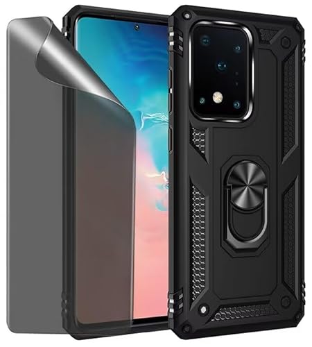 CLYDITE Hülle für Samsung Galaxy S20 Ultra Hülle Schwarz handyHülle mit Anti-Spähen Privatsphäre Schützen Folie Blickschutzfolie von CLYDITE