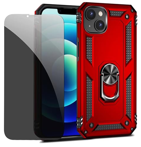 CLYDITE Hülle für iPhone 14 Hülle Rote handyHülle mit Anti-Spähen Privatsphäre Schützen Folie Blickschutzfolie CLYDITE Hülle für iPhone 14 Hülle Rote handyHülle mit Anti-Spähen Privatsphäre Schützen Folie Blickschutzfolie von CLYDITE