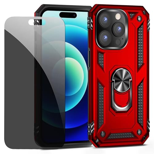CLYDITE Hülle für iPhone 14 Pro max Hülle Rote handyHülle mit Anti-Spähen Privatsphäre Schützen Folie Blickschutzfolie CLYDITE Hülle für iPhone 14 Pro max Hülle Rote handyHülle mit Anti-Spähen Privatsphäre Schützen Folie Blickschutzfolie von CLYDITE
