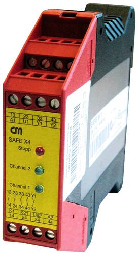 CM Manufactory Erweiterungsmodul SAFE X 4.1 Betriebsspannung: 230 V/AC 4 Schließer, 1 Öffner 1St. von CM Manufactory