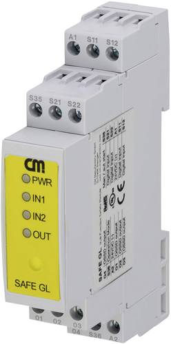 CM Manufactory Nachschaltgerät SAFE GL Betriebsspannung: 24 V/DC 3 Schließer, 1 Öffner 1St. von CM Manufactory