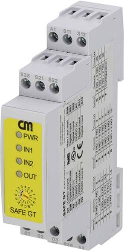 CM Manufactory Nachschaltgerät SAFE GT Betriebsspannung: 24 V/DC 3 Schließer, 1 Öffner 1St. von CM Manufactory