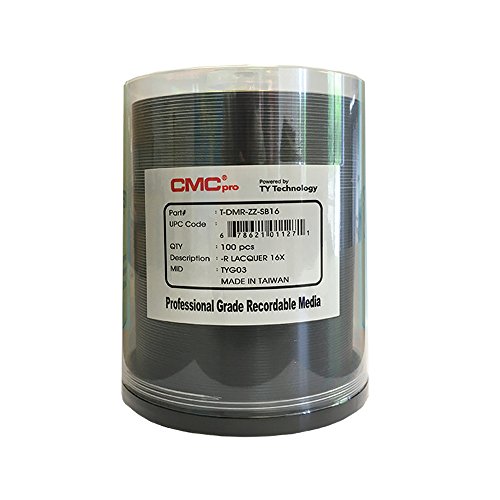CMC Pro - Powered by TY Technology DVD-R Thermo-Tortenbox, 4,7 GB, silberfarben, 100 Stück CMC Pro - Powered by TY Technology DVD-R Thermo-Tortenbox, 4,7 GB, silberfarben, 100 Stück von CMCpro