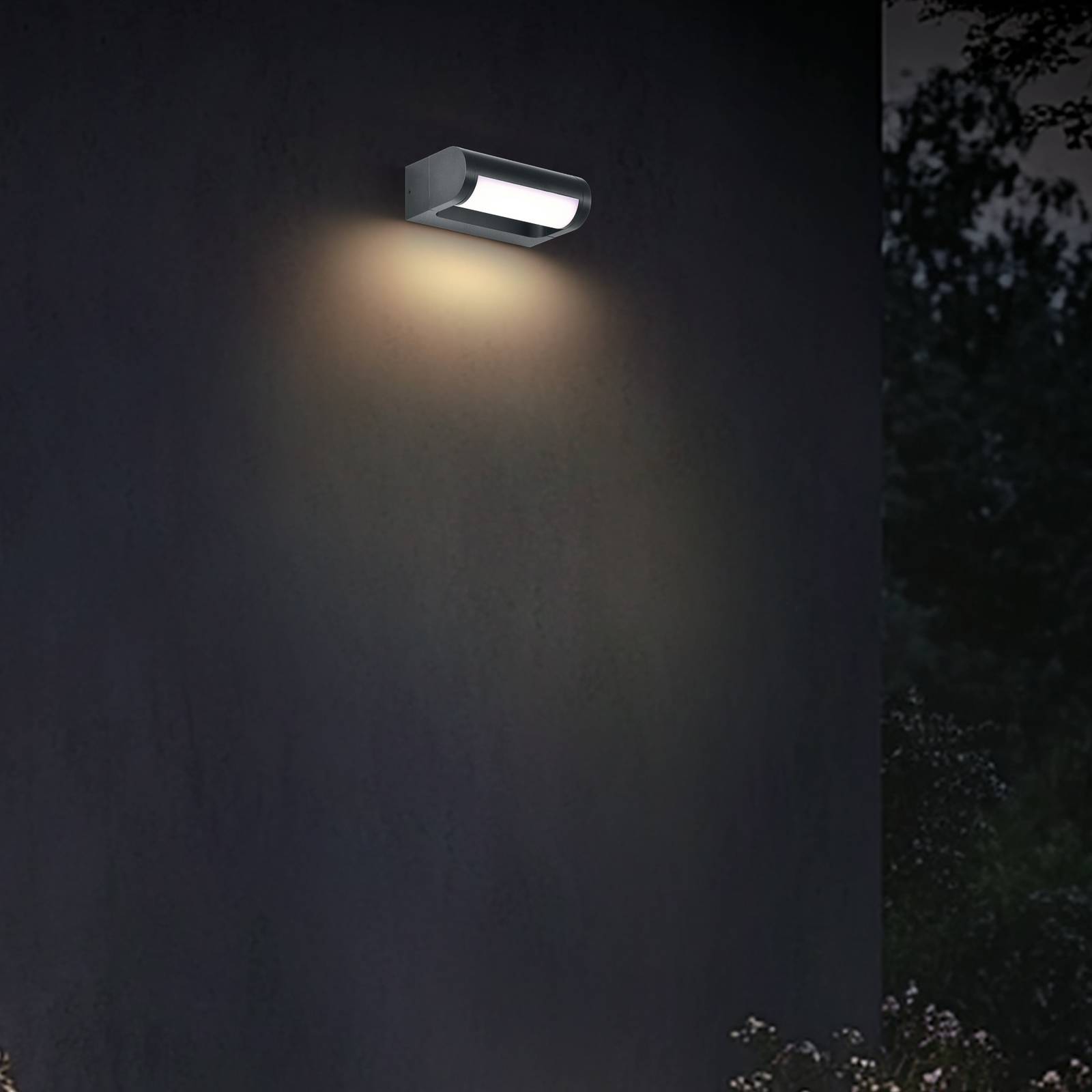 LED-Außenwandleuchte CMD 9052, Breite 18 cm, anthrazit, IP65 LED-Außenwandleuchte CMD 9052, Breite 18 cm, anthrazit, IP65 von CMD