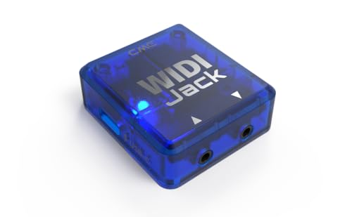 CME WIDI Jack - Bluetooth-MIDI für TRS/DIN-MIDI-Geräte – Stromversorgung über MIDI-Ausgang oder USB-C – Drahtloses MIDI mit ultra niedriger Latenz für Synthesizer EWI Keytar Pedalboard Digitalpiano von CME