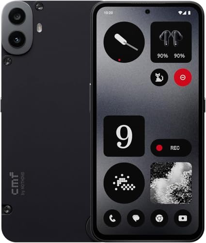 CMF BY NOTHING Phone 1 8GB RAM 256GB ROM, Schwarz, 6,67 Zoll AMOLED Display, 5000mAh, MTK Dimensity 7300, Hardware-Anpassungen, Nothing OS 2.6 CMF BY NOTHING Phone 1 8GB RAM 256GB ROM, Schwarz, 6,67 Zoll AMOLED Display, 5000mAh, MTK Dimensity 7300, Hardware-Anpassungen, Nothing OS 2.6 von CMF BY NOTHING