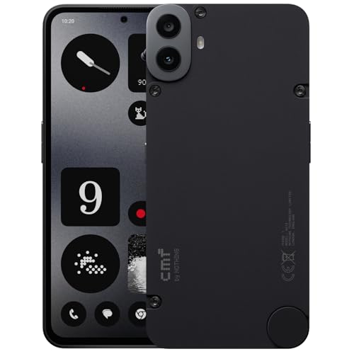 CMF Phone 1 8+128GB - Handy ohne vertrag mit 50 MP Sony-Kamera auf der Rückseite mit Ultra XDR, 6,67 Zoll Super-AMOLED-Display und Nothing OS 2.6 - Schwarz CMF Phone 1 8+128GB - Handy ohne vertrag mit 50 MP Sony-Kamera auf der Rückseite mit Ultra XDR, 6,67 Zoll Super-AMOLED-Display und Nothing OS 2.6 - Schwarz von CMF BY NOTHING