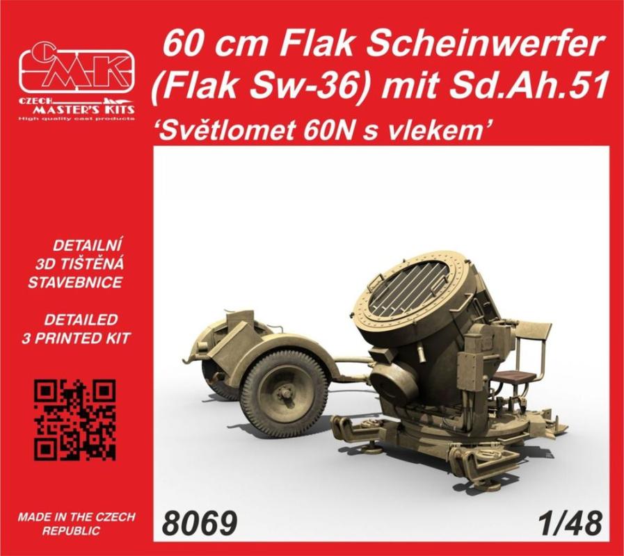 60 cm Flak Scheinwerfer (Flak Sw-36) mit Sd.Ah.51 von CMK