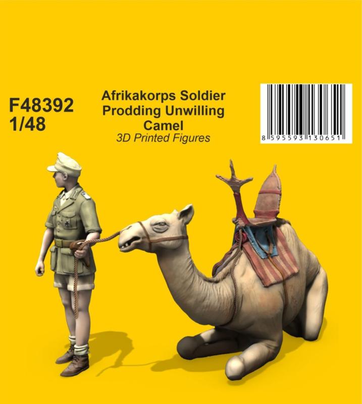 Afrikakorps Soldier Prodding Unwilling Camel Afrikakorps Soldier Prodding Unwilling Camel von CMK