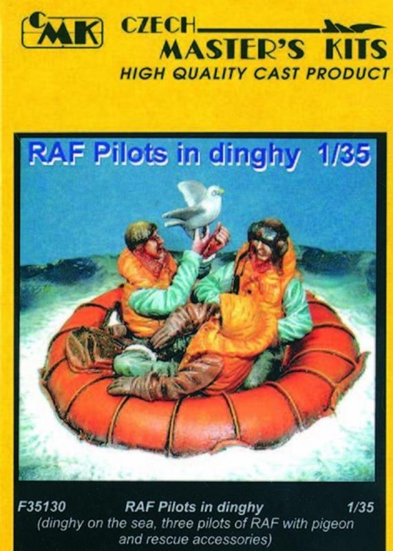 Britisch RAF Pilots in Dinghy von CMK