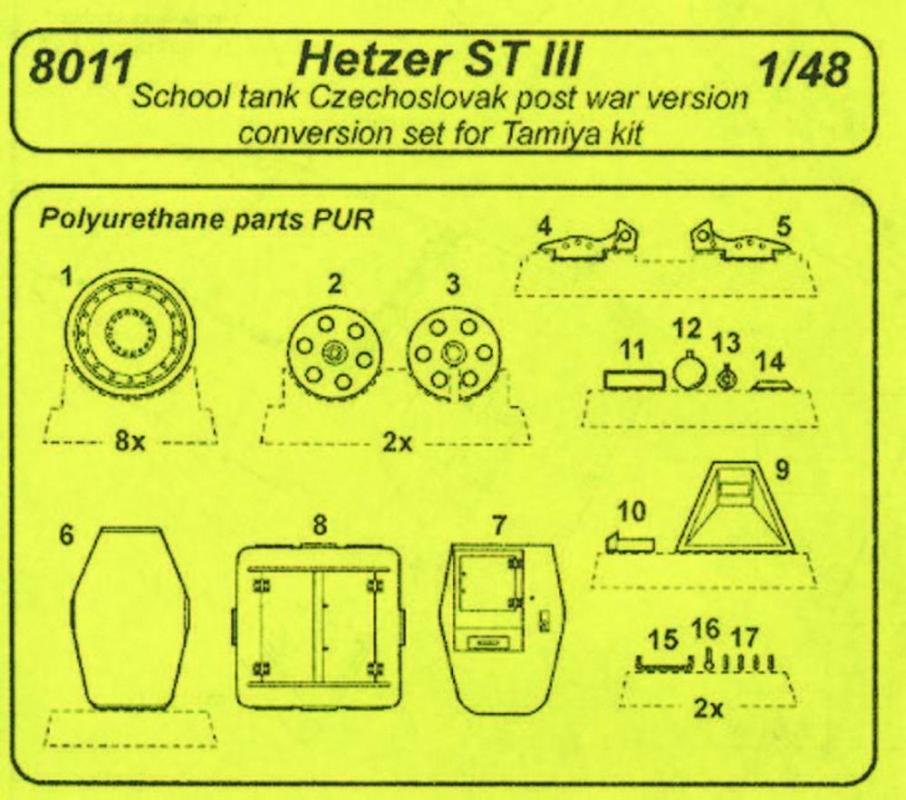 Hetzer ST III Czech post-war version [Tamiya] von CMK