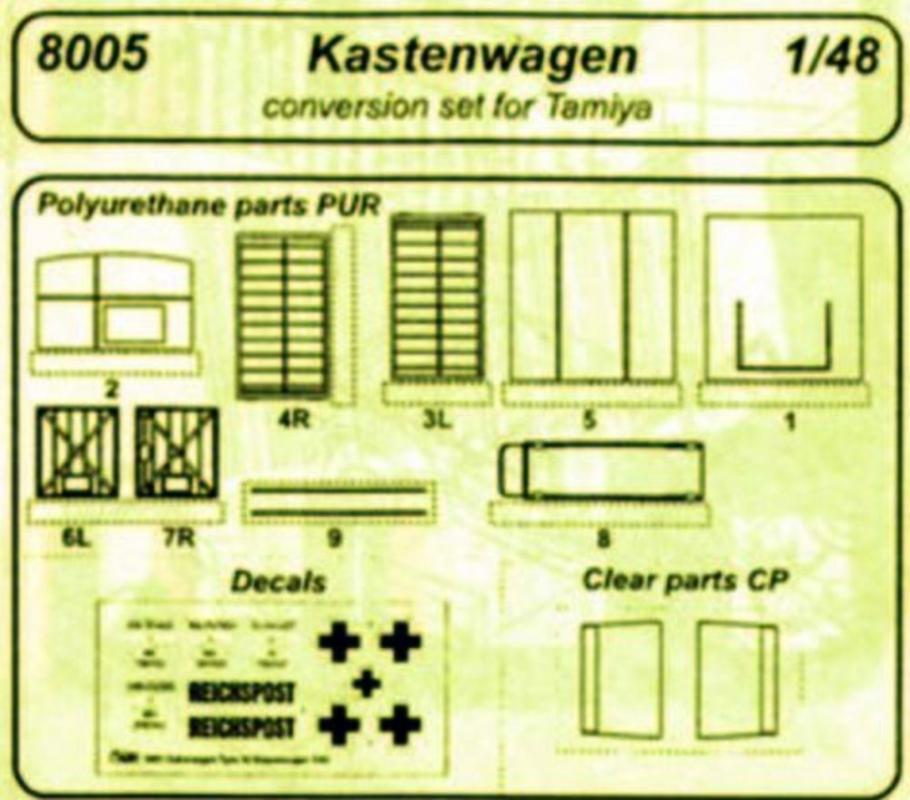 Kübelwagen Typ 21 Kastenwagen [Tamiya] von CMK