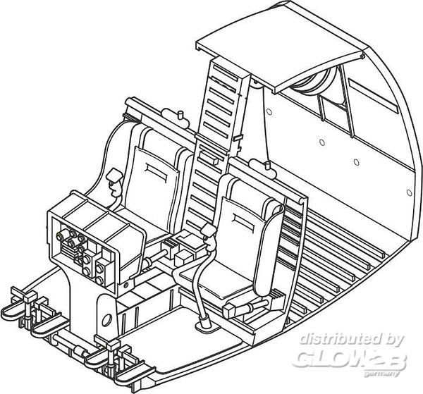 OH-6 Cayuse - Interior set von CMK