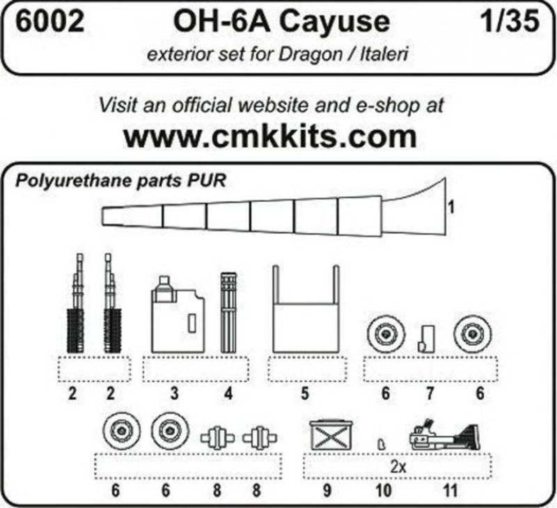 OH-6 - Exterior [Dragon] von CMK
