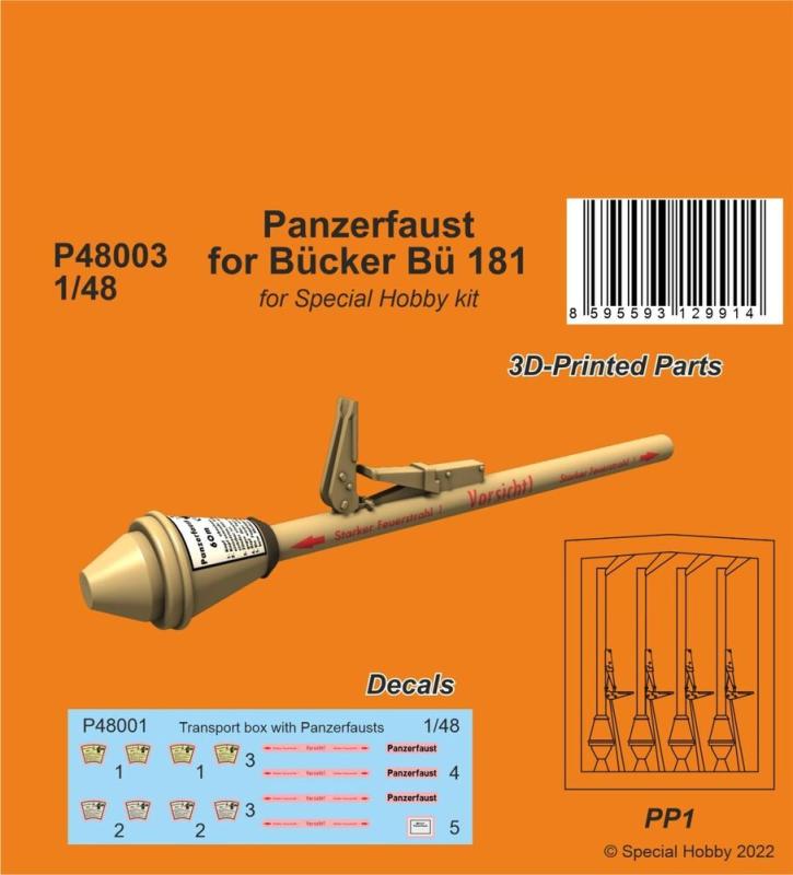 Panzerfaust for Bücker Bü 181 von CMK