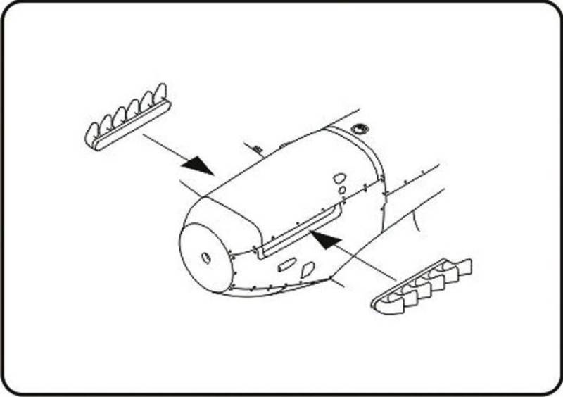 Spitfire Mk.V/Seafire Mk.III - Late six exhaust stubs [Hasegawa/Tamiya/Special Hobby] von CMK