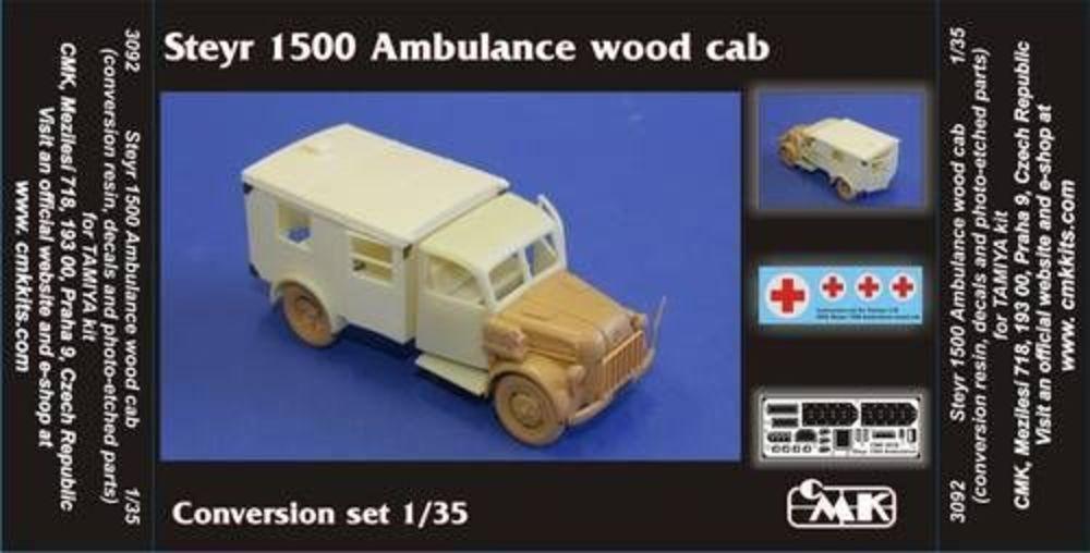 Steyr 1500 Ambulance - Wood cab conversion set von CMK