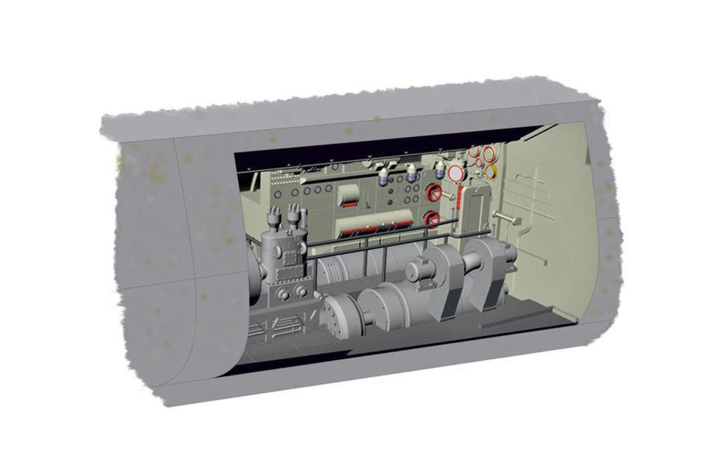 U-Boot IX - Electric motor section [Revell] von CMK