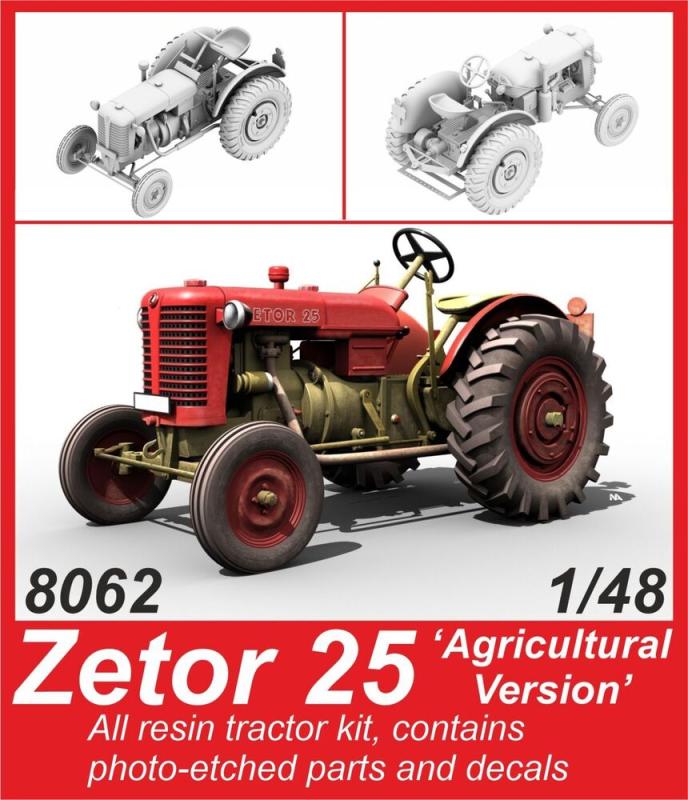 Zetor 25 ´Agricultural Version ´ 1/48 von CMK