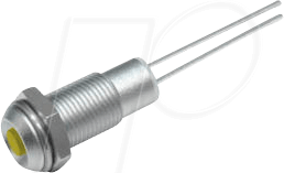 KIN 19000003 - LED, bedrahtet, 3 mm, rot, Innen-/Außenrefl., Ø6,2 mm, 13 mcd KIN 19000003 - LED, bedrahtet, 3 mm, rot, Innen-/Außenrefl., Ø6,2 mm, 13 mcd von CML TECHNOLOGIES