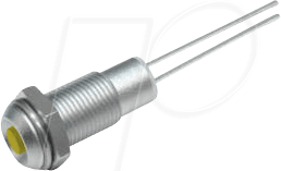 KIN 19000003 - LED, bedrahtet, 3 mm, rot, Innen-/Außenrefl., Ø6,2 mm, 13 mcd von CML TECHNOLOGIES