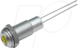 KIN 19010003 - LED, bedrahtet, 5 mm, rot, Innen-/Außenrefl., Ø8,2 mm, 13 mcd KIN 19010003 - LED, bedrahtet, 5 mm, rot, Innen-/Außenrefl., Ø8,2 mm, 13 mcd von CML TECHNOLOGIES