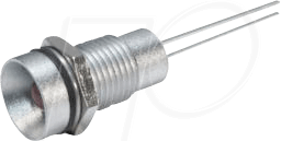 KIN 19050001 - LED, bedrahtet, 5 mm, grün, Innenrefl., Ø8,2 mm, 32 mcd von CML TECHNOLOGIES