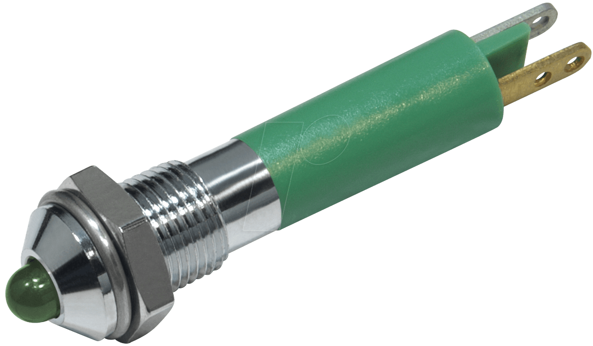 LED 1902-12GN - LED-Signalleuchte, Außenrefl., 3 mm, grün, 12 V, Ø6 mm von CML TECHNOLOGIES
