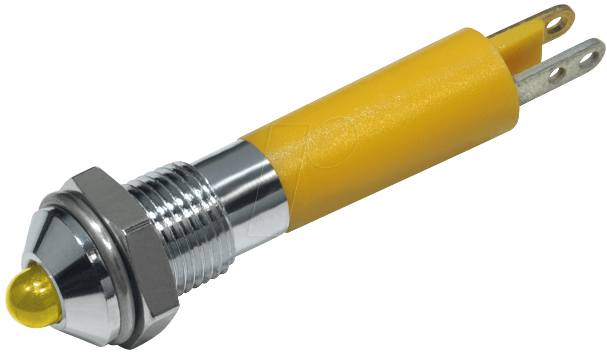LED 1902-24GE - LED-Signalleuchte, Außenrefl., gelb, 24 V, Ø6 mm LED 1902-24GE - LED-Signalleuchte, Außenrefl., gelb, 24 V, Ø6 mm von CML TECHNOLOGIES