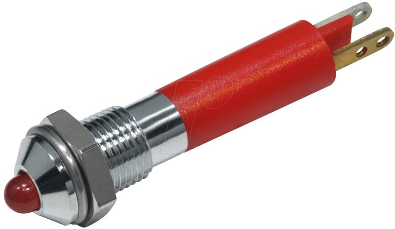 LED 1902-24RT - LED-Signalleuchte, Außenrefl., 3 mm, rot, 24 V, Ø6 mm von CML TECHNOLOGIES