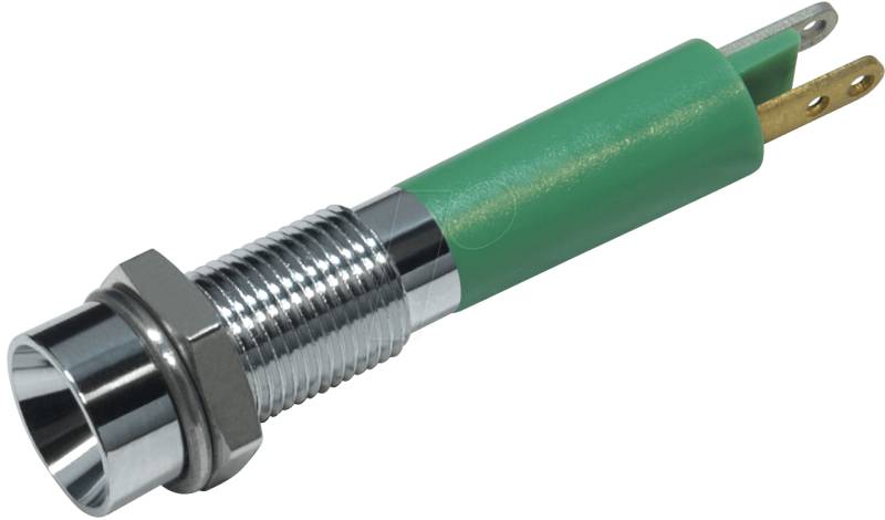 LED 1903-12GN - LED-Signalleuchte, 3 mm, grün, 12 V, Innenrefl., Ø6 mm von CML TECHNOLOGIES