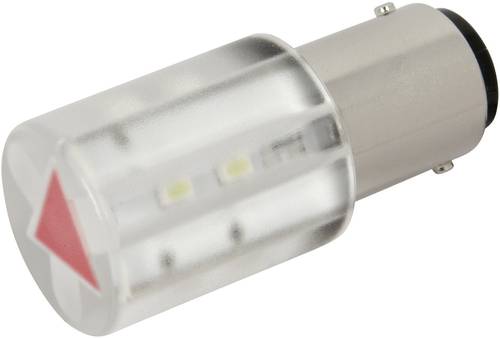 CML 18560350 LED-Signalleuchte Rot BA15d 24 V/DC, 24 V/AC 1300 mcd von CML