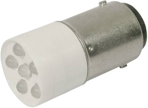 CML 1864035W3 LED-Signalleuchte Kaltweiß BA15d 24 V/DC, 24 V/AC 2400 mcd von CML