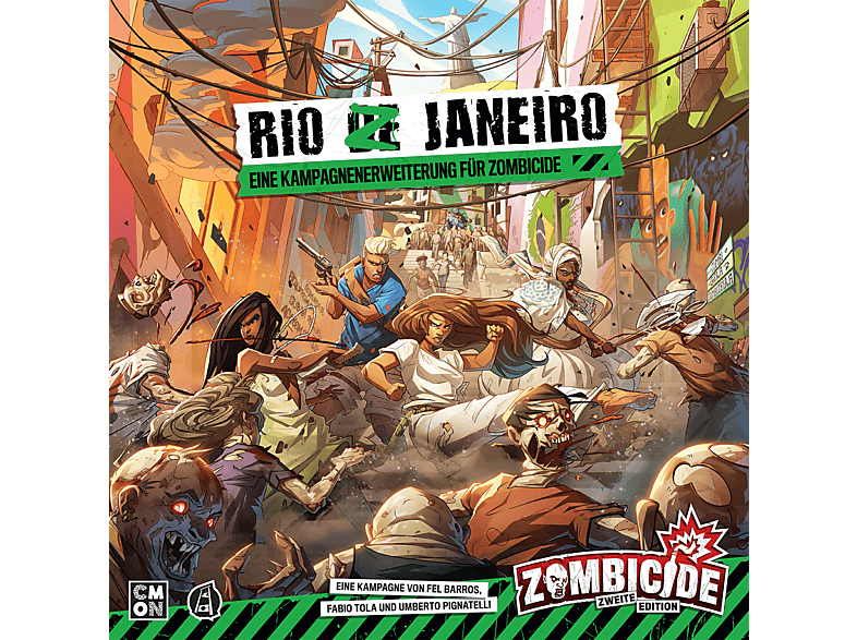 CMON Zombicide 2. Edition - Rio Z Janeiro Brettspiel Mehrfarbig von CMON