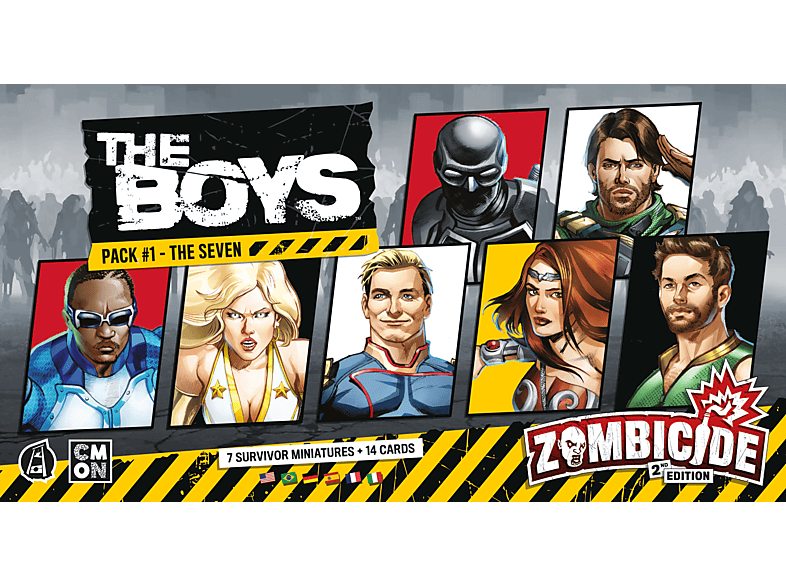 CMON Zombicide 2. Edition - The Boys Pack #1 Gesellschaftsspiel Mehrfarbig von CMON