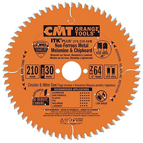 CMT ORANGE TOOLS 276.305.96M - KREISSÄGEBLAT FÜR ALUMINIUM HW 350X2.8/2.0X30 Z96 TCG NEG von CMT