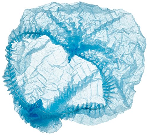 CMT Haarnetz-Clip-Cap, PP Vliesstoff, Blau, Medium, ca. 50 cm, 1.000 Stück von CMT