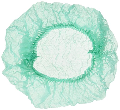 CMT Haarnetz-Clip-Cap, PP Vliesstoff, Grün, Large, ca. 53 cm, 1.000 Stück von CMT