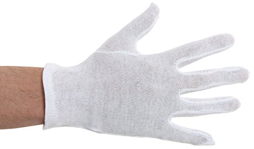 CMT Handschuhe, dickwandig, Baumwolle, Weiß, Größe 9, 600 Stück von CMT