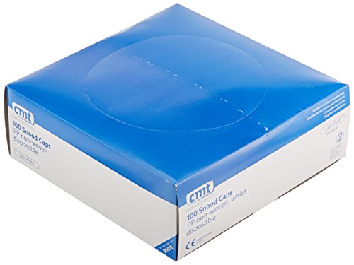 CMT Kappe mit Klappe und zum Sichern der Haare, PP Vliesstoff, Weiß, Snood-Cap, 1.000 Stück CMT Kappe mit Klappe und zum Sichern der Haare, PP Vliesstoff, Weiß, Snood-Cap, 1.000 Stück von CMT