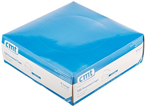 CMT Kappe mit Klappe und zum Sichern der Haare, PP Vliesstoff, Weiß, X-large, Snood-Cap, 1.000 Stück CMT Kappe mit Klappe und zum Sichern der Haare, PP Vliesstoff, Weiß, X-large, Snood-Cap, 1.000 Stück von CMT