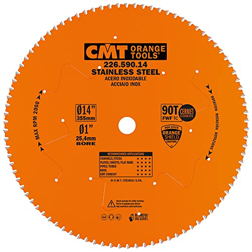 CMT ORANGE TOOLS 226.590.14 - HM-KREISSÄGEBLATT FÜR EDELSTAHL HW 355X2,2/1,8X25,4 Z90 FWF CMT ORANGE TOOLS 226.590.14 - HM-KREISSÄGEBLATT FÜR EDELSTAHL HW 355X2,2/1,8X25,4 Z90 FWF von CMT